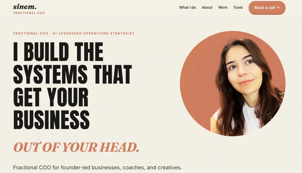 The FluxFounderOps website design
